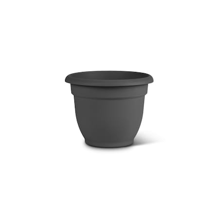 Bloem Bloem Ariana 8.5 in. H X 11 in. W X 10 in. D Plastic Traditional Planter Charcoal AP10908